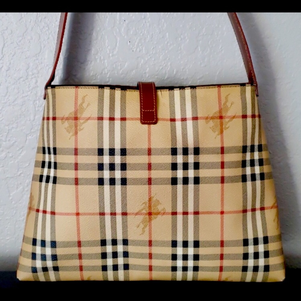 Burberry Haymarket Shoulder Bag